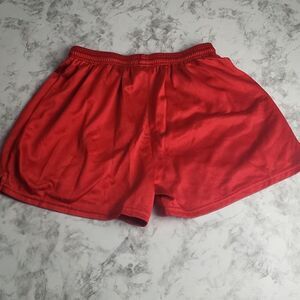 Vital Nylon Red Sport Shorts